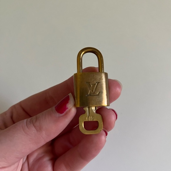 Louis Vuitton Brass Lock with Key - Picture 1 of 5